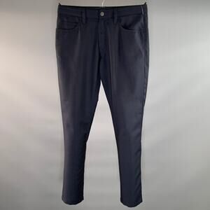 EMPORIO ARMANI Size 30 Navy Virgin Wool 5 pocket Casual Pants